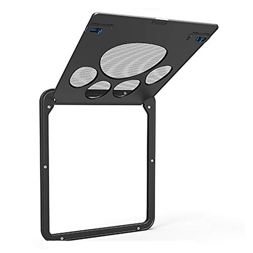 PETEMOO Puerta de Malla para Mascotas - Ventana de Mascotas con Puerta para Perros Puerta con Malla para Perros