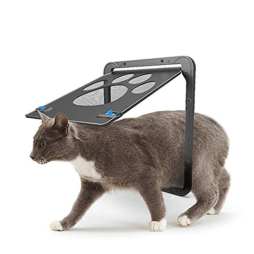 PETEMOO Puerta de Malla para Mascotas - Ventana de Mascotas con Puerta para Perros Puerta con Malla para Perros