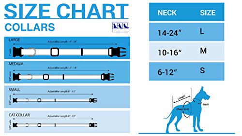Pets First NCAA Mascota Cuello. 50 colegios Disponible en 3 tamaños. Resistente, Fuerte, Duradero & Ajustable NCAA Collar de Perro. Imprescindible Collegiate Gear para el Patas Sports Ventilador.