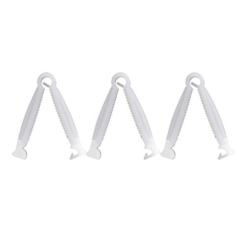 POPETPOP 100 Piezas Desechable Abrazadera del Cordón Umbilical Kit de Cría Caja de Cría para Cachorros Gatitos Vaca Ganado Ovejas Blanco