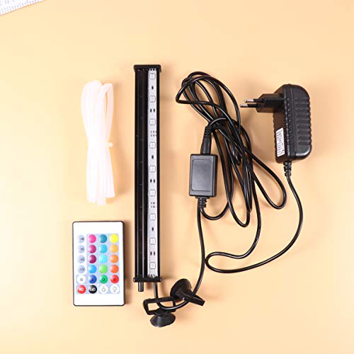 POPETPOP Acordes Burbuja de Luz - Telecomando Cambia Colore Luce Impermeabile Led Lampada Serbatoio di Pesce Leggero con Spina EU per Acquario E Acquario
