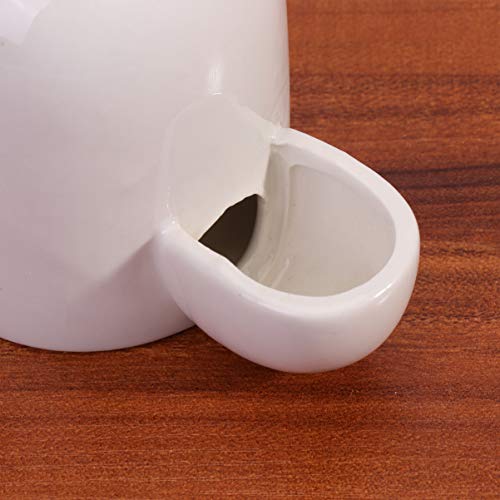 POPETPOP Alimentador de Agua para Mascotas Pequeñas de 100 Ml Cuenco para Beber de Hámster Automático de Cerámica Dispensador de Agua de Dibujos Animados Dispensador Automático para