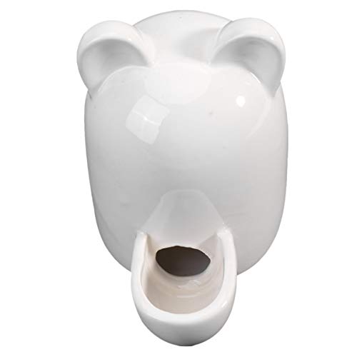 POPETPOP Alimentador de Agua para Mascotas Pequeñas de 100 Ml Cuenco para Beber de Hámster Automático de Cerámica Dispensador de Agua de Dibujos Animados Dispensador Automático para