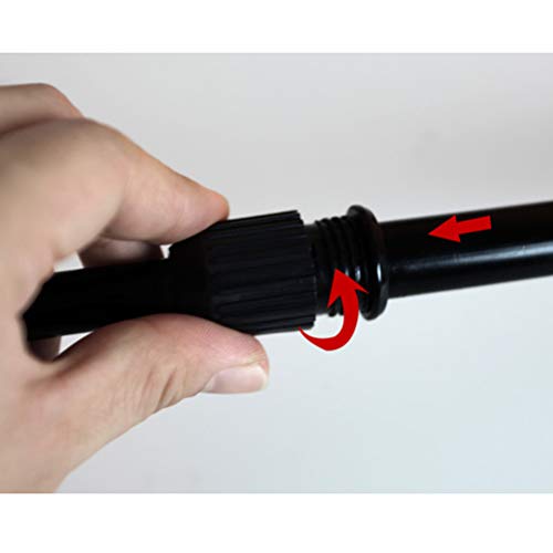 POPETPOP Red de Pesca Extensible Mango de plástico Mango telescópico Red de Aterrizaje Tuck Net para estanques de estanques de Peces de Lagos (Tamaño M)