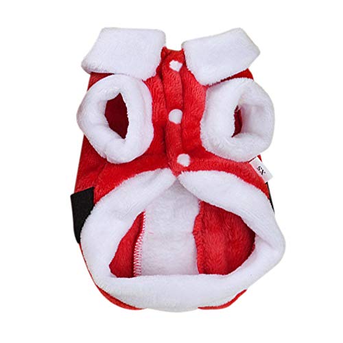 Poseca Traje de Papá Noel de Navidad para Cachorros Perros pequeños Trajes de Reno Disfraz de muñeco de Nieve para Perros Disfraz de Navidad para Mascotas para Perros pequeños Gatos