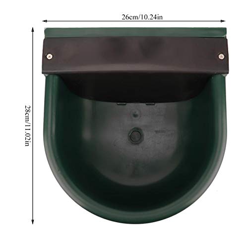 Pssopp Dispensador automático de Agua Cuenco Alimentador de Material de plástico Dispensador de Canal Tipo de Bola Flotante Ganado Válvula de flotación de Caballo Dispensador de Agua de Cabra