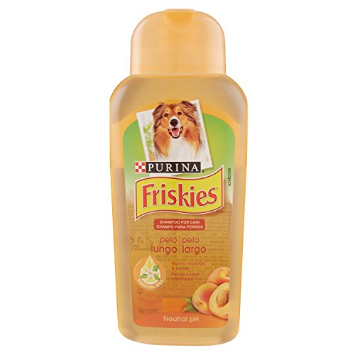 Purina Friskies - Champú para Perros de Pelo Largo, pH Neutro, 250 ml