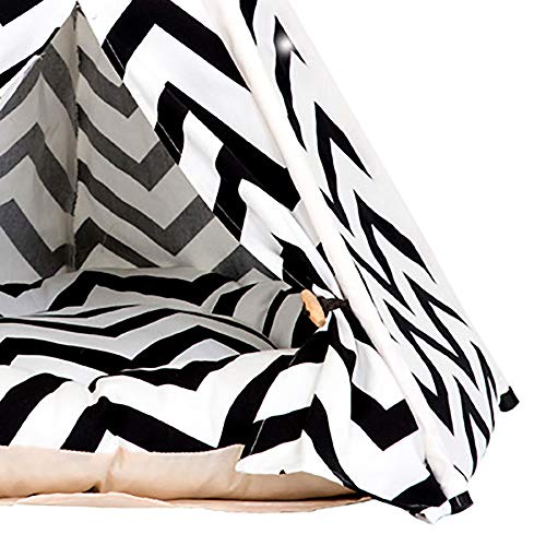 SOOTOP Tienda para Mascotas Casa para Mascotas Tipi para Mascotas con Cojín Casa para Perros Casa para Gatos Tienda para Mascotas Suministros para Mascotas para Perros Gatos Y Otras
