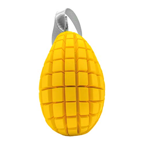 Sprenger Juguete para perros de mango con escondite de golosina, juguete de inteligencia para el perro de caucho natural para el cuidado dental natural