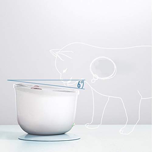 Stone Home Gatos Fuentes Gato Fuente de aparearse con circulación de Nivel de Agua for Mascotas Ventana automática Perro Flujo Fuente Suministros de Agua Dispenser 3 Modos Fuente de Agua Potable