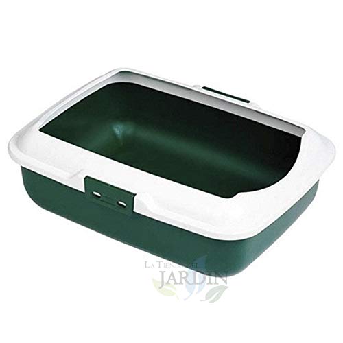 Suinga Bandeja para Gatos 40x50x16 cm. Accesorio imprescindible para Mantener la Limpieza del hábitat de su Gato.
