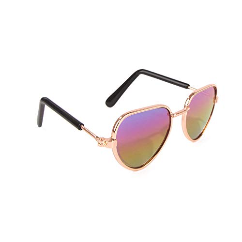 Sunfauo Gafas De Sol Perros Gafas para Gatos Cachorro Gafas de Sol Gafas UV para Perro Gafas para Gatos Ojo Gafas de protección Plegable Perro Gafas de Sol a