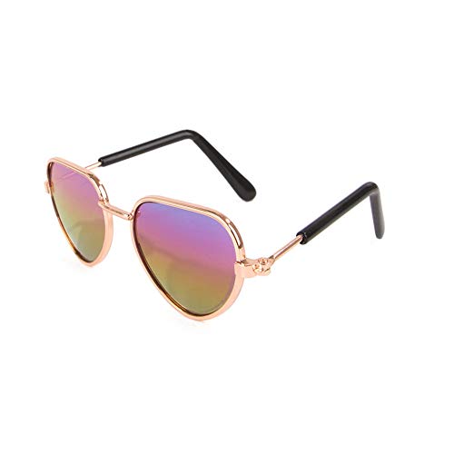 Sunfauo Gafas De Sol Perros Gafas para Gatos Cachorro Gafas de Sol Gafas UV para Perro Gafas para Gatos Ojo Gafas de protección Plegable Perro Gafas de Sol a
