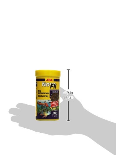 Suplemento alimenticio JBL para Peces acuáticos, Larvas Rojas, NovoFil