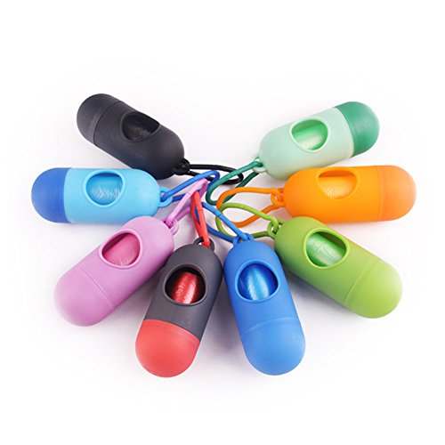 Tabanlly Dispensador de bolsas para caca de mascotas, pañales portátiles para bebé desechados, bolsas para excrementos de perro, bolsas de repuesto