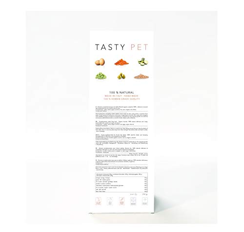 Tasty Pet Galletas para Perros, 100% Naturales – Paquete de 4 Unidades