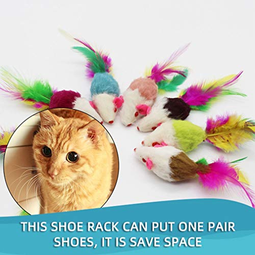 The Cat Supplies Pet Cat Toy Se burlan de los Gatos Ratón mecánico Juguete para Gatos Ratoncito Colorido