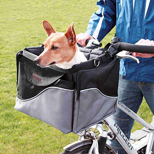 Transportín Frontal Bicis, Nylon, 41×26×26cm, Ng