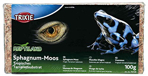 Trixie Bloque de sustrato de terrario tropical de musgo esfagno, 100g