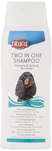TRIXIE Champú Dos en Uno, 250 ml, Perro