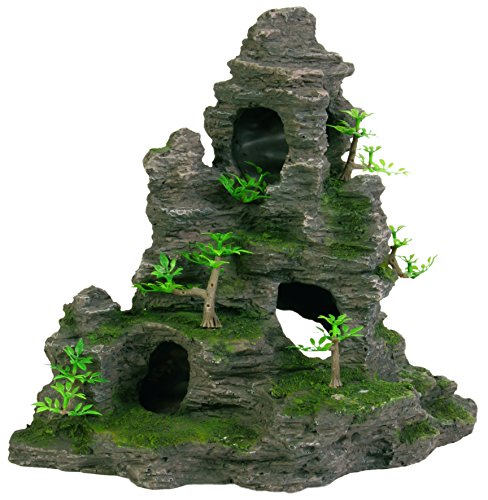 TRIXIE Formación Rocosa con Plantas, 31 cm, Peces