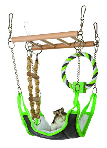 Trixie Hamaca & playbridge, o Jaula de hámster Mascota Juguete
