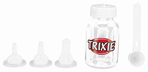 Trixie Juego de biberones para Cachorros y Gatitos de Razas pequeñas, Medianas y Grandes