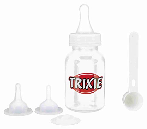 Trixie Juego de biberones para Cachorros y Gatitos de Razas pequeñas, Medianas y Grandes
