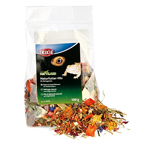 TRIXIE Mix de comida Natural Dragones Barbudos, 100 g, Reptiles