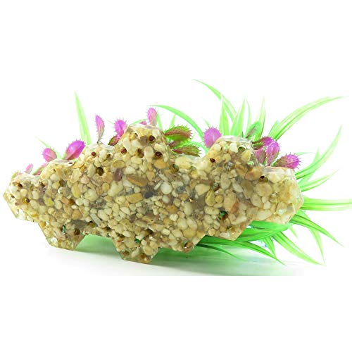 TRIXIE Plantas Plástico base grava, 18 cm, Peces