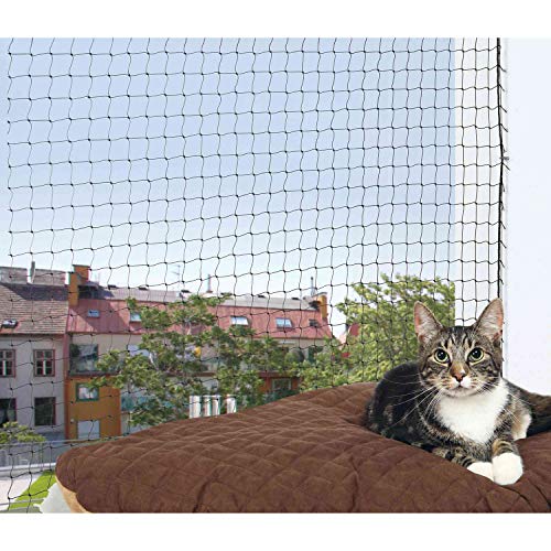 TRIXIE Red protección, 6 x 3 m, Negro, Gato