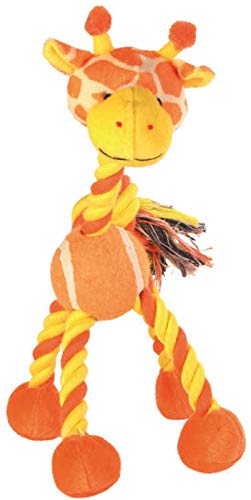 TRIXIE Set de Juguetes de cuerda con pelota de tenis, 28 cm, Perro
