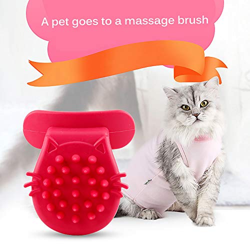 TTAototech Guante Removedor de Pelo para Mascotas, Cepillo de Silicona Suave para Quitar El Pelo Guante Removedor de Pelo para Mascotas Eficiente Herramienta de Masaje para Mascotas
