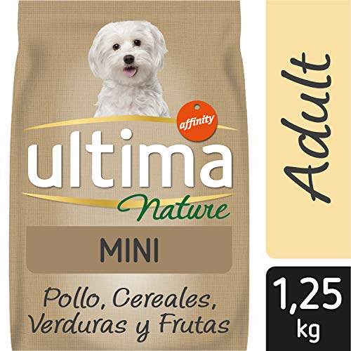 Ultima Nature Pienso para Perros Mini con Pollo, Pack de 8 x 1.25 kg - Total: 10 kg