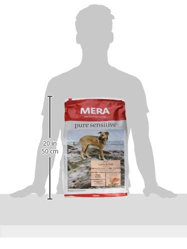 Unbekannt Mera Pure Sensitive Adult - Pienso de salmón y arroz para Perros, para la Dieta Diaria de Perros con alergias alimenticias