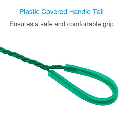 Uniclife 10cm Aquarium Net Malla fina Redes de Captura de Peces Pequeños con Mango de Plástico - Verde