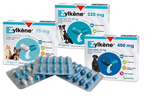Vetoquinol Zylkene perros Suplementos Dietéticos 20 Cápsulas 450mg