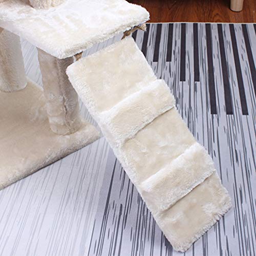 Vudifo Cat Tree Cat Tower 50inch Multi-Nivel Cat Condominio con Postes De Rasguños Y Hamaca, Gato Grande Cat Fun Fun Center con Nido De Peluche para Actividades De Interior Relajación