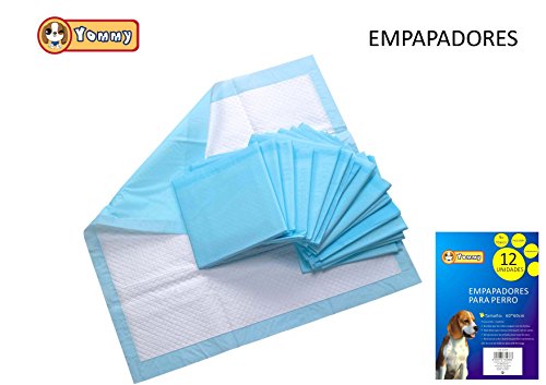 Yommy 36 Unidades Empapadores Pañales 60 x 60 cm para Mascotas Toallitas de Entrenamiento para Mascotas YM-0299A