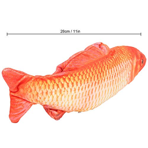 01 Juguete eléctrico para Peces, Duradero, fácil de Cargar, Juguete USB para Peces, Apariencia auténtica para niños.(Carp)
