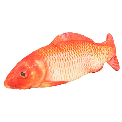 01 Juguete eléctrico para Peces, Duradero, fácil de Cargar, Juguete USB para Peces, Apariencia auténtica para niños.(Carp)