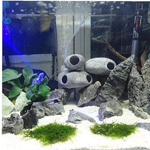 1pc Acuario De Cíclidos del Hogar De Piedra Cerámica Cueva Peces De Acuario Tanque De La Charca De Camarón La Cría del Ornamento De Accesorios