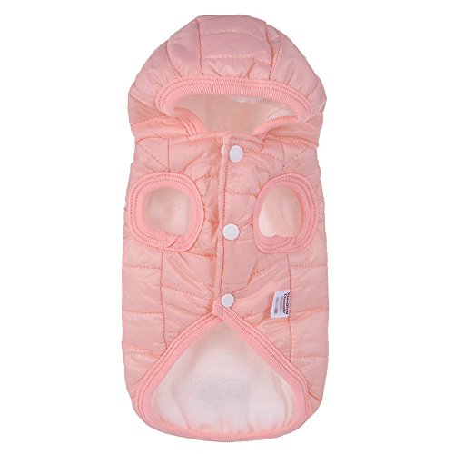 Abrigo Perro Invierno Ropa Chaqueta con Capucha - ryosuke frshio - Invierno Cálido Acolchado Engrosamiento Chaleco Disfraces para Mascotas