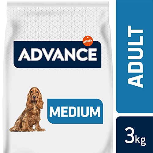 Advance Adult Medium - Pienso para Perros Adultos De Razas Medianas - Pack De 3 x 3kg - Total 9kg