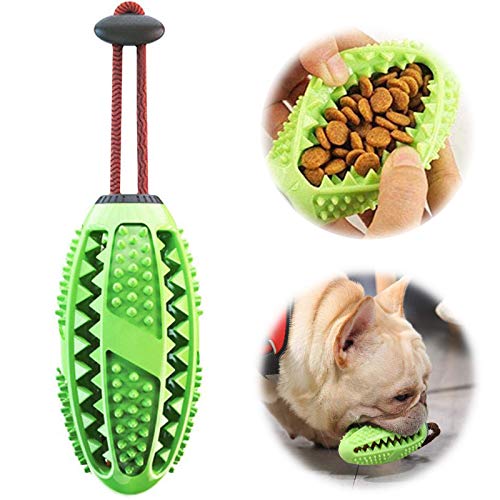 AIDIYA Cepillo de Dientes para Perros de, Cuidado Dental para Cachorros, Cepillo para Masticar, Juguetes eficaces para Limpieza de Dientes de Perro (Verde)