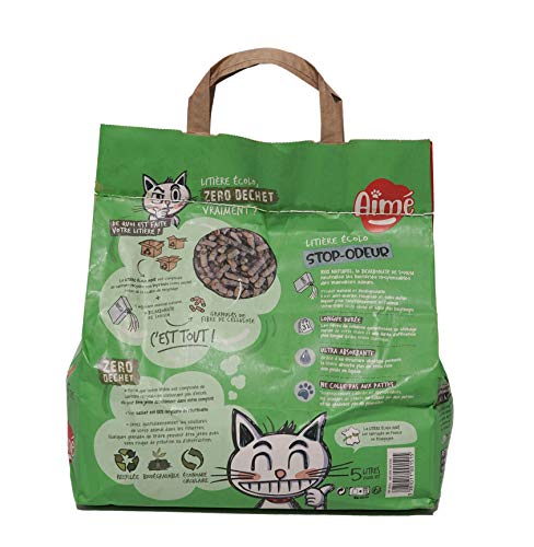 Aime Ecolo - Arena para Gatos (5 kg, 1 Unidad)