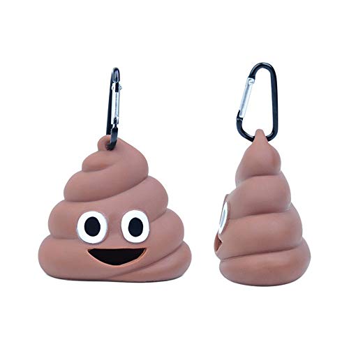 AISE Bolsas para excrementos para Perros, Soporte para Bolsas de desechos para Mascotas ecológico, Dispensador de Bolsas para excrementos de Perros, Bolsa para desperdicios