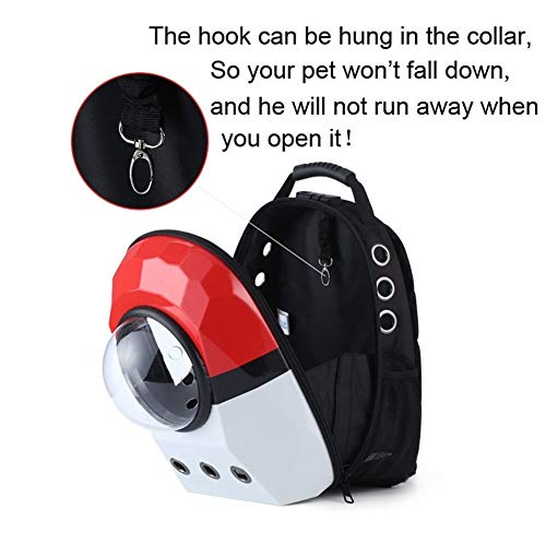 AleXanDer1 Mochila para Mascotas Cat Mochila Mochila Mascotas con Ventana De Contraseña, Usada For El Gato Portador del Morral, Dog Fashion Pet Travel (Color : A, Size : 32X29X42CM)