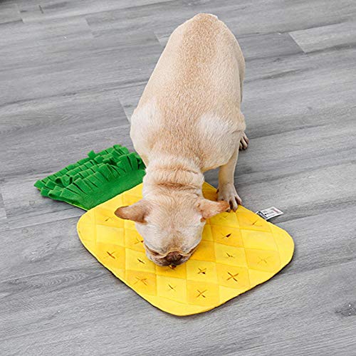 Alfombra para perros – Césped para olorar – Lavable y plegable – Alfombrilla de entrenamiento – Antideslizante, sin contaminantes – Juguete inteligente para perros y gatos