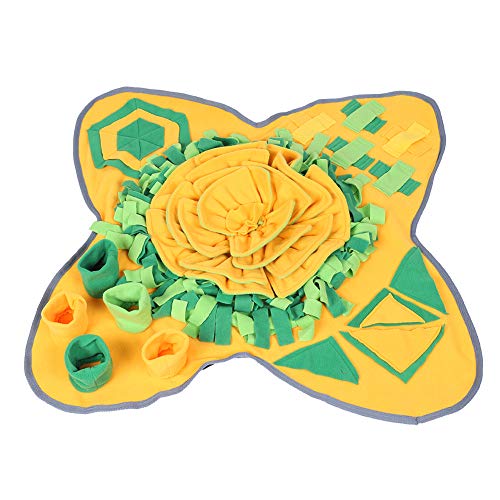 Alfombrilla de forrajeo para mascotas, tela de felpa Alfombrilla de alimentación para alimentación de mascotas Alfombrilla de enseñanza para perros para encontrar comida Oler el entrenamiento Alimenta
